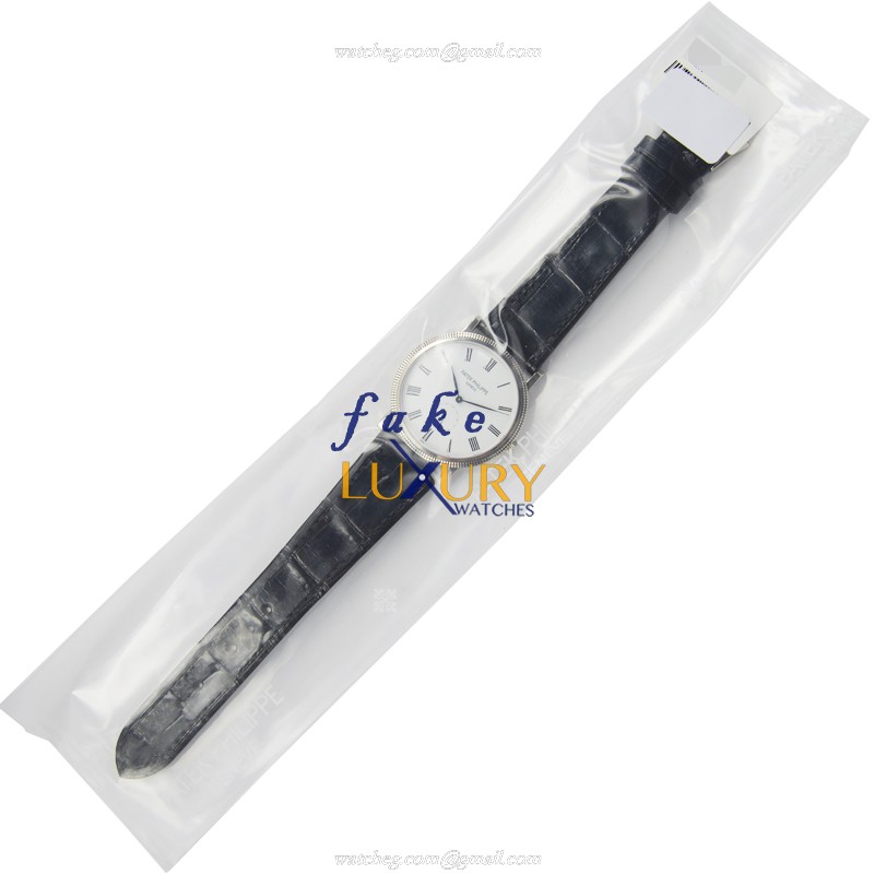 Patek Philippe 5119G-001 Calatrava Replica Watch - Manual Wind - 18kt White Gold - 36mm - Image 2