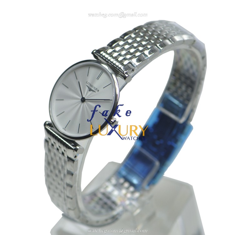 Longines L4.512.4.73.6 La Grande Quartz Stainless Steel Silver Dial Replica Watch - Image 3