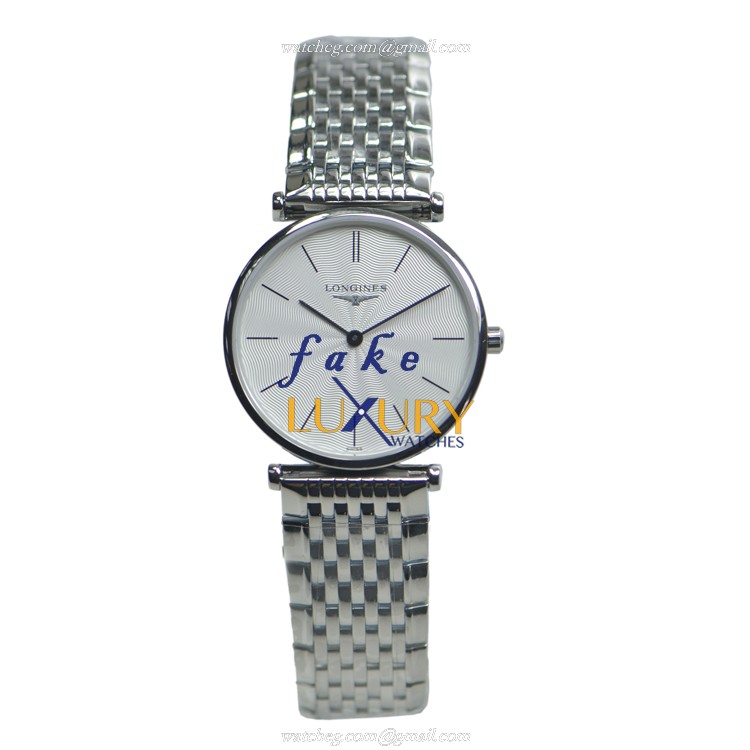 Longines L4.512.4.73.6 La Grande Quartz Stainless Steel Silver Dial Replica Watch - Image 2