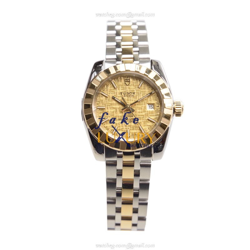 Tudor CLASSIQUE Automatic 18kt Gold & Steel Replica Watch 22013-62543-CHCL, Swiss Movement - Image 2