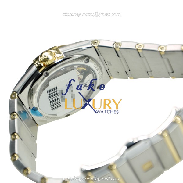 Omega 123.20.35.20.58.001 CONSTELLATION Auto 18kt Gold/Steel Watch | 35mm | Swiss | Sapphire | Gold - Image 4