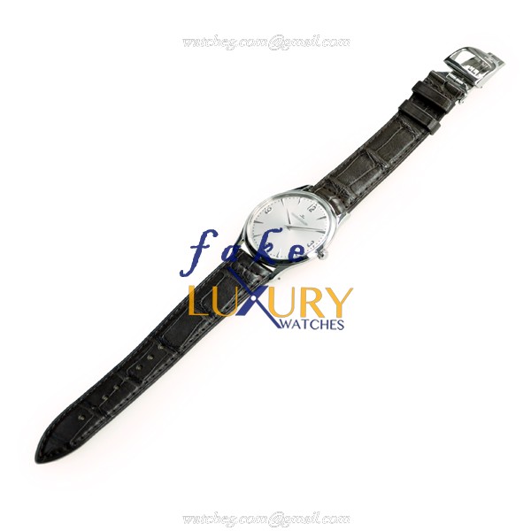 Jaeger-Lecoultre Q1348420 Manual Wind Replica Watch - Ultra Thin Silver Dial Stainless Steel Case - Image 2
