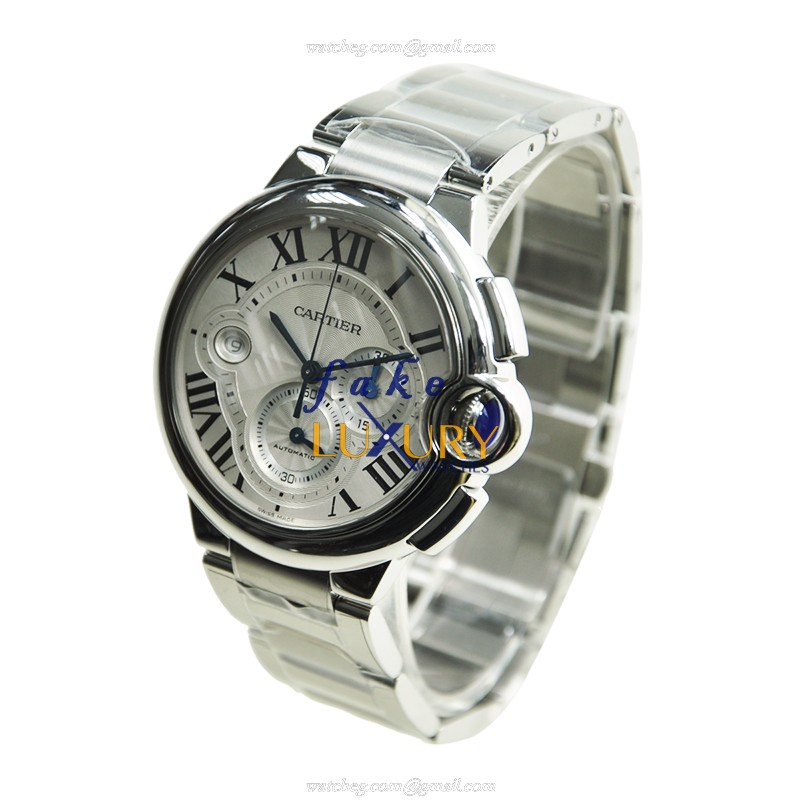 Cartier W6920002 BALLON BLEU Automatic Silver Dial Steel Case Replica Watch - Image 3