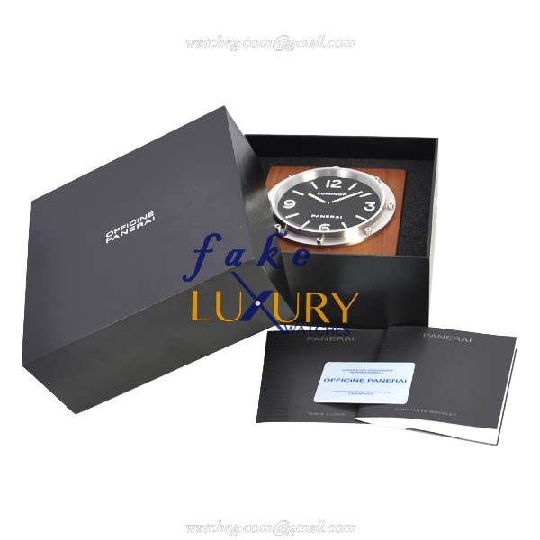 Panerai Radiomir PAM00254 Replica Watch, Teak & Steel Case, Black Dial - Image 5