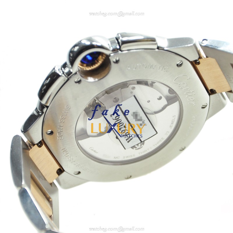 Cartier W6920063 BALLON BLEU Automatic Stainless Steel Replica Watch, Silver Dial, 44mm Case - Image 5