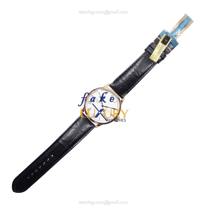 Glashutte Senator Panorama Date 100-04-32-15-04 Replica Watch, 18kt Rose Gold Case, Silver Dial - Image 2
