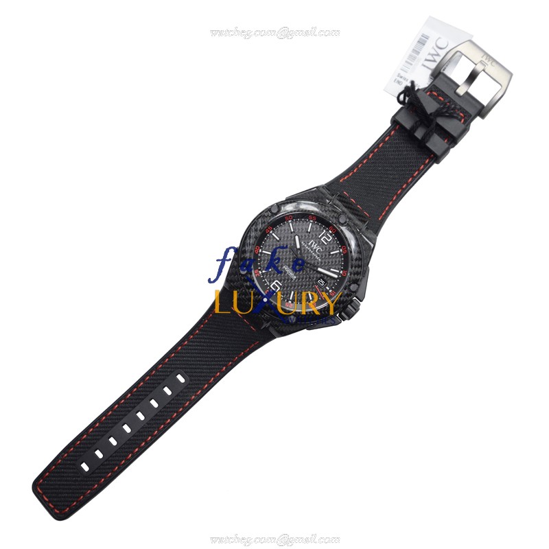 IWC IW322402 Replica Watch, Automatic Movement, Forged Carbon Case, Black Dial - Image 2