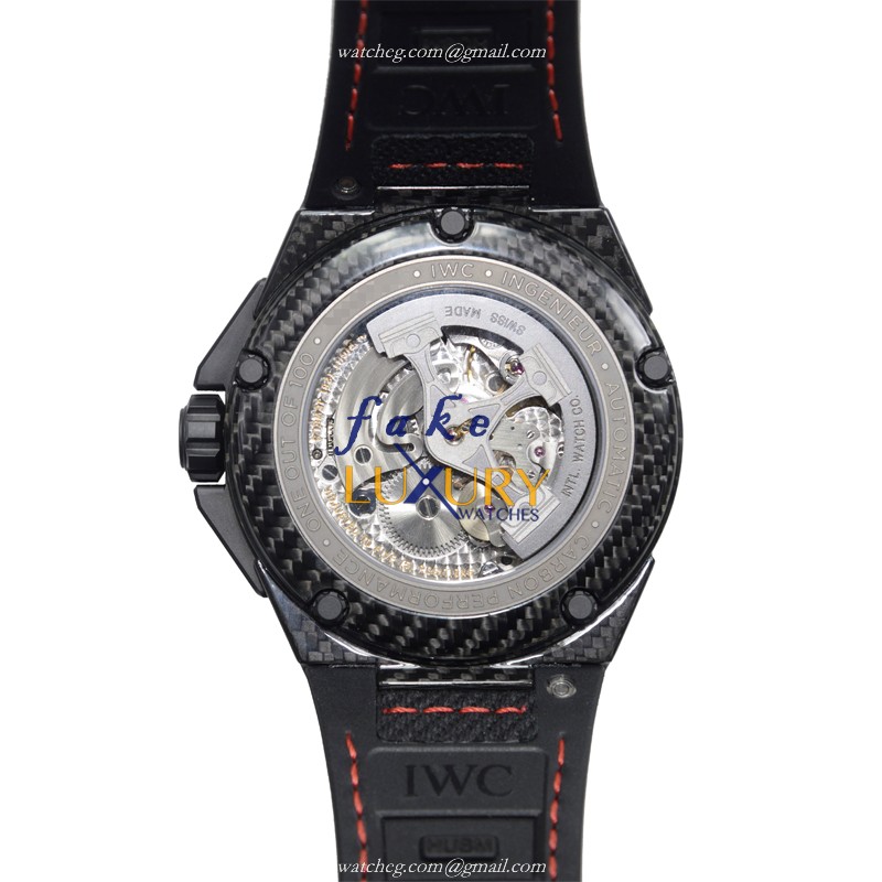 IWC IW322402 Replica Watch, Automatic Movement, Forged Carbon Case, Black Dial - Image 3