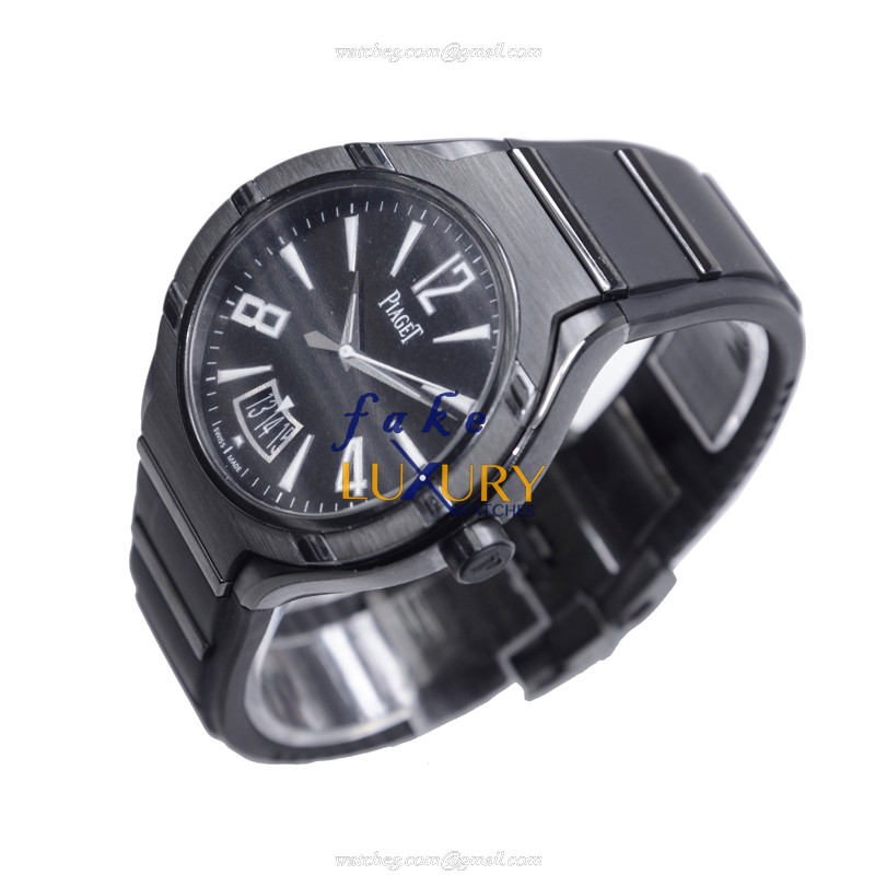 Piaget POLO G0A37003 Automatic Black Dial Stainless Steel Replica Watch - Image 3
