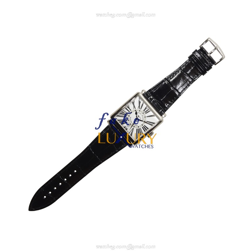Franck Muller 6000 H SC DT REL R OG Master Square Auto 18kt White Gold Replica Watch - Image 2
