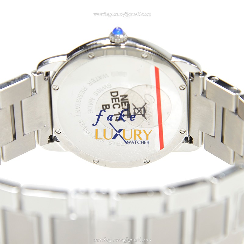 Cartier Ronde Solo W6701005 - Quartz - White Dial - Stainless Steel - Replica Watch - Image 4