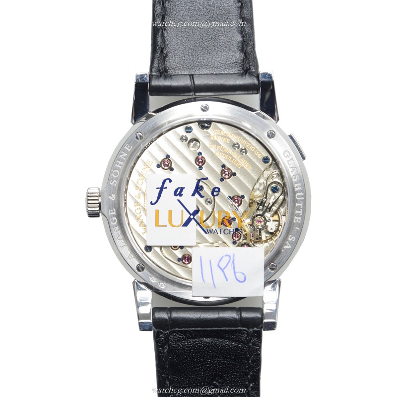 A Lange & Sohne 109.025 Grand Lange Replica Watch, Manual Wind, Platinum Case, Silver Dial - Image 3