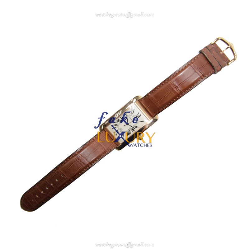 Cartier W2609156 TANK Automatic | 18kt Rose Gold Case | Ceramic Bezel | Swiss Movement | Replica - Image 2