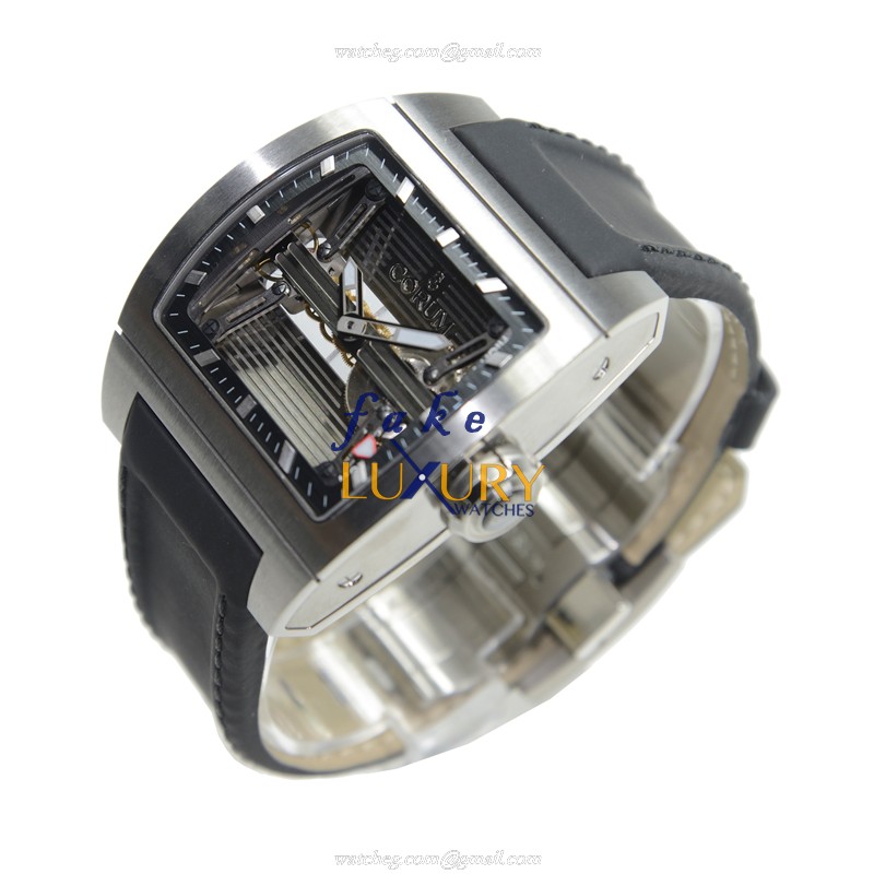 Corum Bridge 107.201.04-0F61 0000 Manual Wind Stainless Steel Gray Dial Replica Watch - Image 3