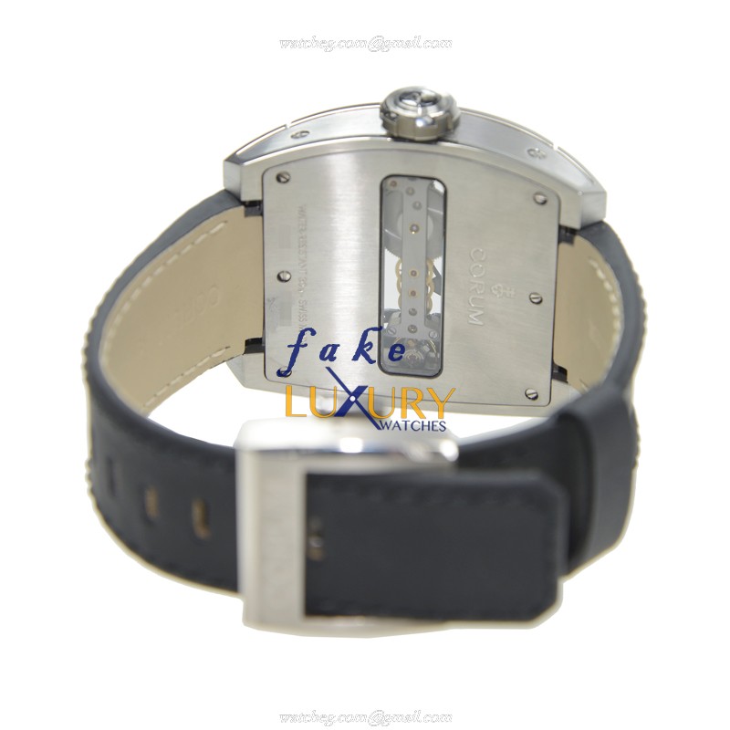 Corum Bridge 107.201.04-0F61 0000 Manual Wind Stainless Steel Gray Dial Replica Watch - Image 4