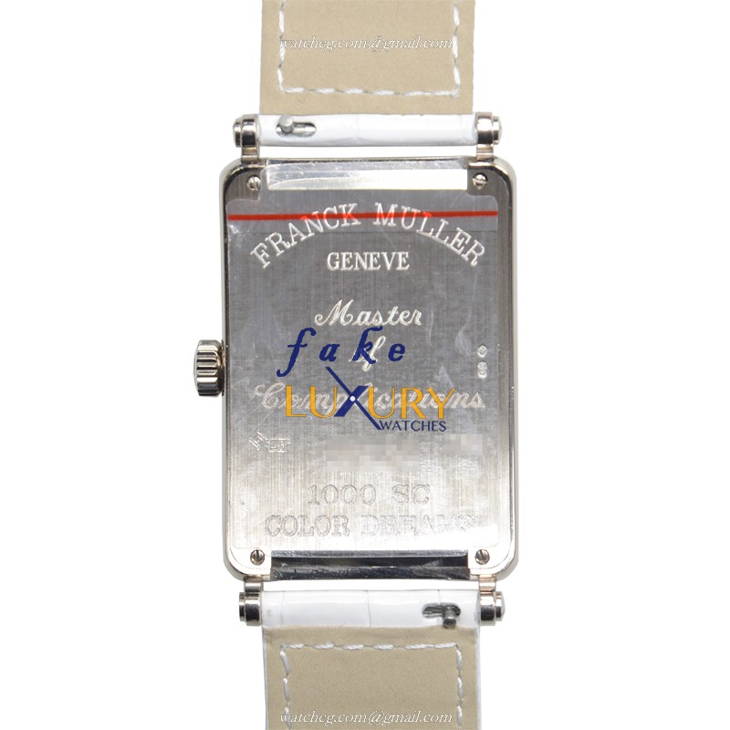 Franck Muller 1000SCCOLDROG LONG ISLAND Auto 18kt White Gold Replica Watch - Image 3