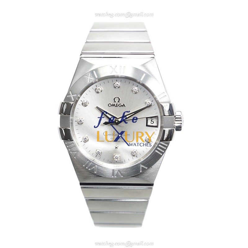 Omega Constellation 123.10.38.21.52.001 | Automatic | Steel | Silver Dial | Replica Watch - Image 2