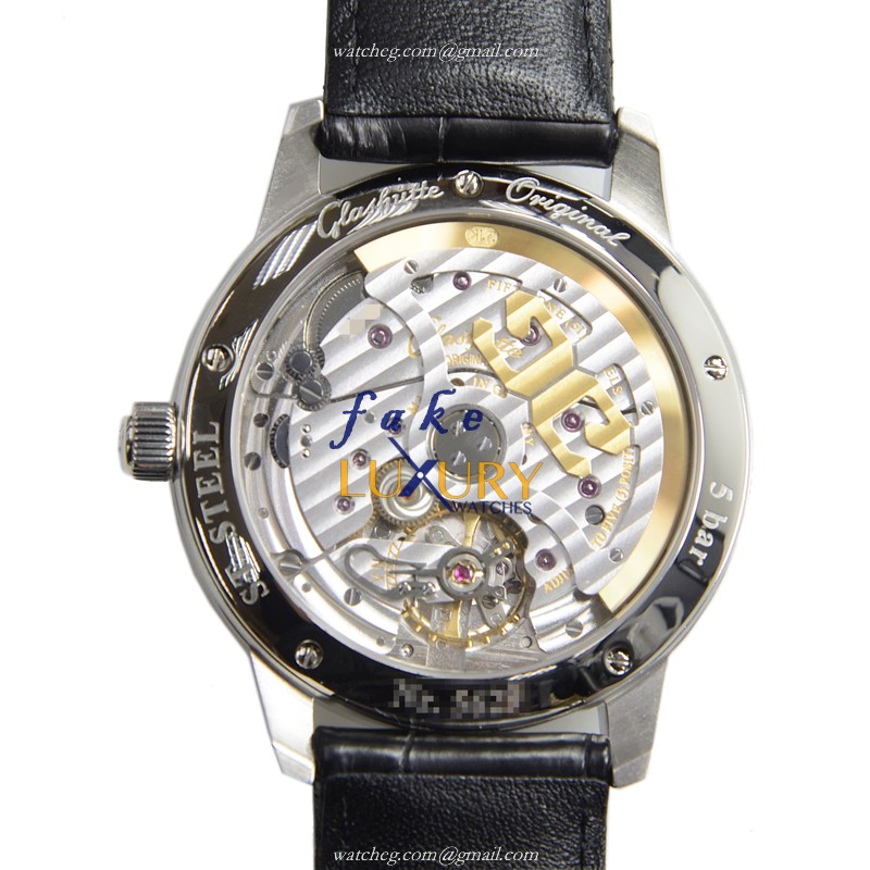 Glashutte Senator Panorama Date 100-03-32-42-04 Automatic Silver Dial - Replica Watch - Image 3