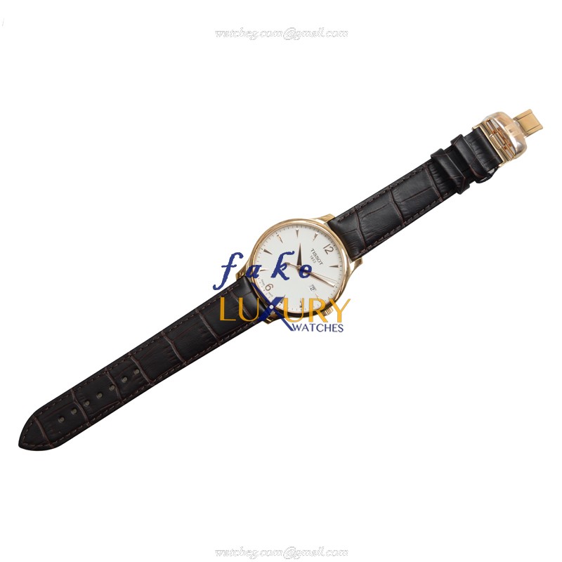 Tissot T-CLASSIC T063.610.36.037.00 Replica Watch, Quartz Movement, White Dial, Steel Case - Image 2