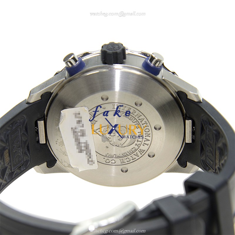 IWC IW376706 Aquatimer Replica Watch, Automatic Movement, Dark Grey Dial, Rubber Strap - Image 4