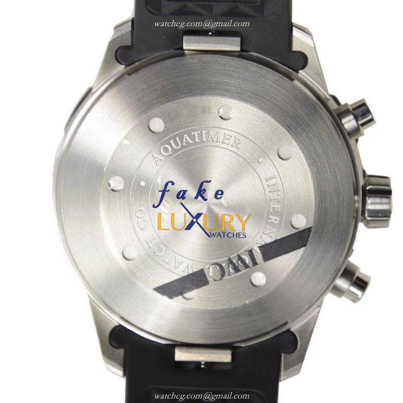 IWC Aquatimer IW376702 Automatic Stainless Steel Black Dial Rubber Strap Replica Watch - Image 3