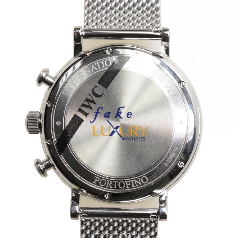 IWC IW391012 Portofino Replica Watch, Black Dial, Steel Bracelet, Automatic Movement - Image 3