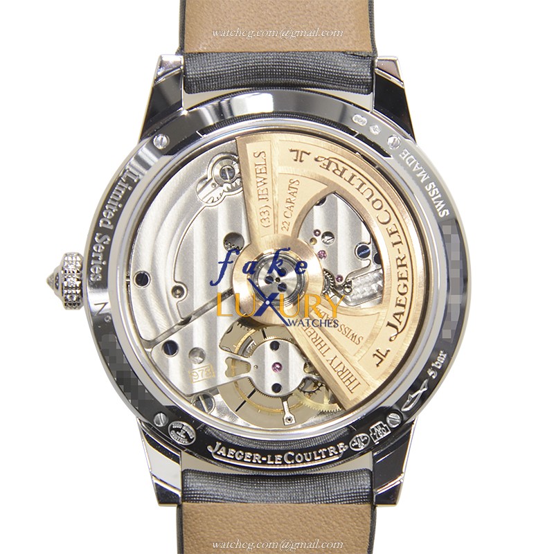 Jaeger-Lecoultre Q3413405 Replica Watch, Blue Dial, 18kt White Gold Diamond Case, Automatic - Image 3