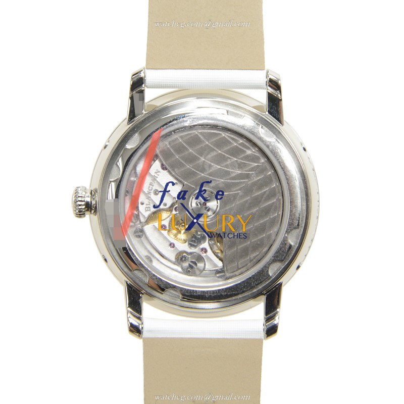 Blancpain 3663-4654L-52B Replica Watch With Automatic Movement, Blue Mother of Pearl Dial, White - Image 3