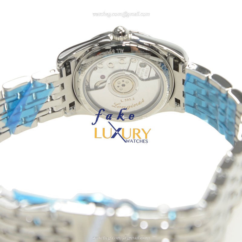 Longines L4.398.4.77.6 Elegant Series Replica Watch, Automatic Movement, Silver Dial, Steel Case - Image 4