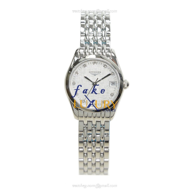 Longines L4.398.4.77.6 Elegant Series Replica Watch, Automatic Movement, Silver Dial, Steel Case - Image 2