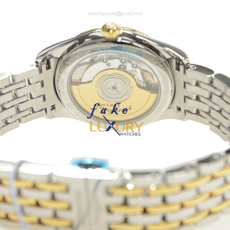 Longines Elegant Series L4.898.3.11.7 - Automatic - PVD Gold - White Dial - Replica Watch - Image 4