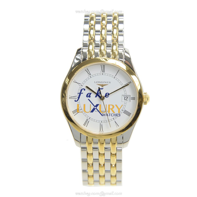 Longines Elegant Series L4.898.3.11.7 - Automatic - PVD Gold - White Dial - Replica Watch - Image 2