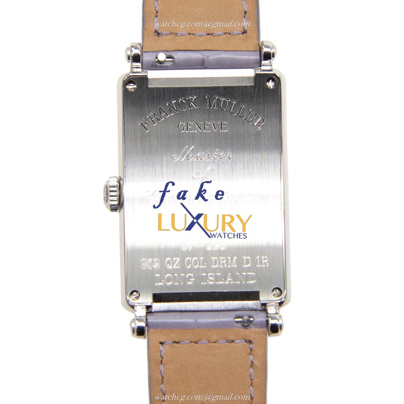Franck Muller 952 QZ COL DRM D 1R AC Long Island Replica Watch, Quartz, Silver Dial, Purple - Image 3