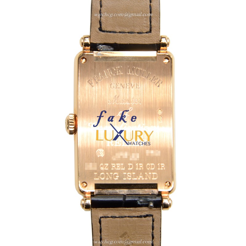 Franck Muller 952 QZ REL D 1R CD 1R 5N Replica Watch, Quartz, Silver Dial, 18kt Rose Gold & - Image 3