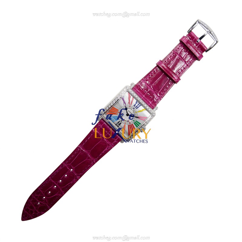 Franck Muller 6002 M QZ COL DRM R D 1R AC Quartz Stainless Steel Master Square Replica Watch - Image 2