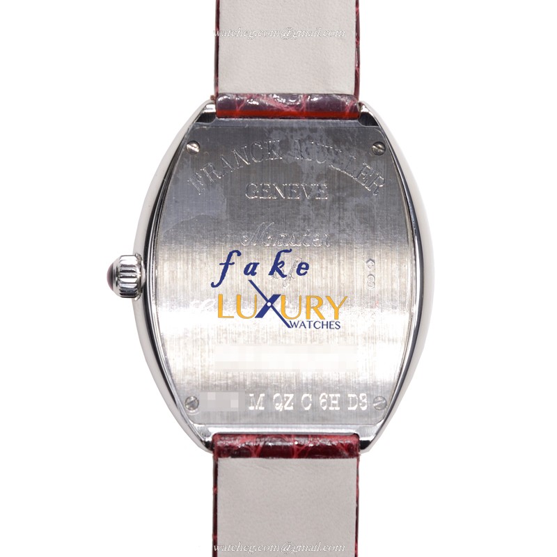 Franck Muller 5002 M QZ C 6H D3 OG Heart 34.5mm Quartz Replica Watch | 18kt White Gold & Diamond - Image 3