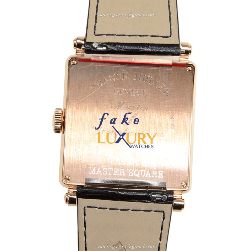 Franck Muller 6000HSCDTRELR5N Automatic 18kt Rose Gold Master Square Replica Watch - Image 3