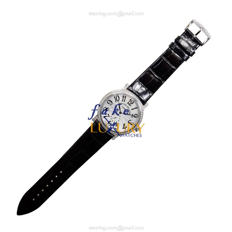Franck Muller 7421 B S6 D OG Replica Watch Automatic Movement, Silver Dial, 18kt White Gold and - Image 2