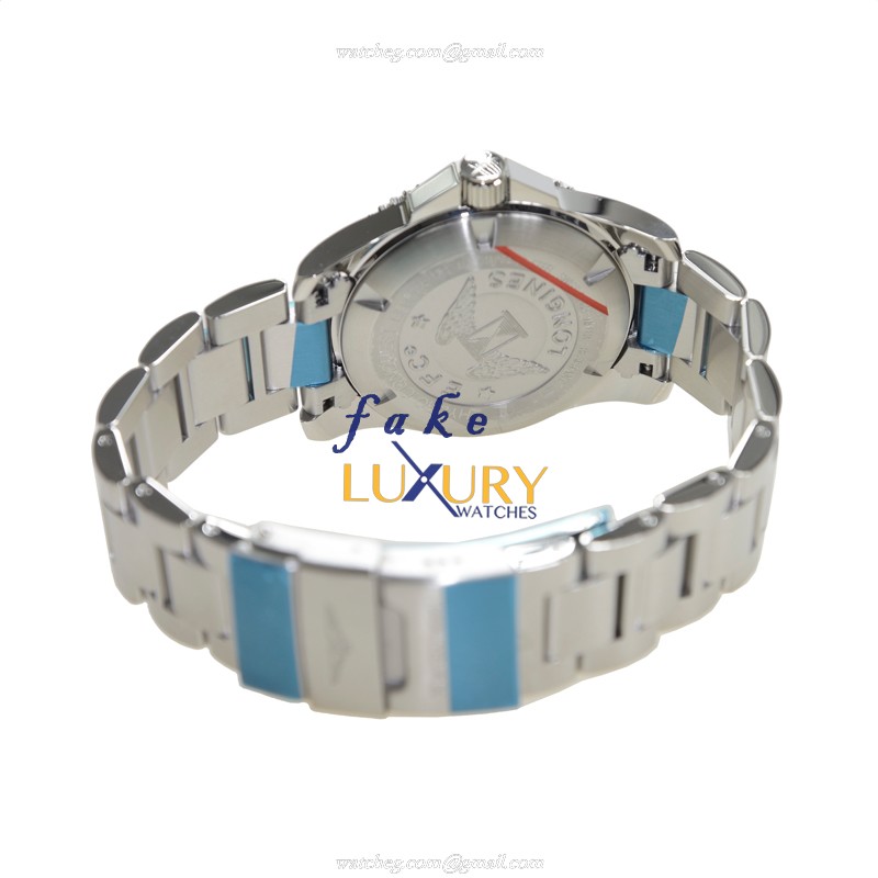 Longines L3.689.4.03.6 Replica Watch With Blue Dial, Stainless Steel Case Bracelet, Quartz - Image 4