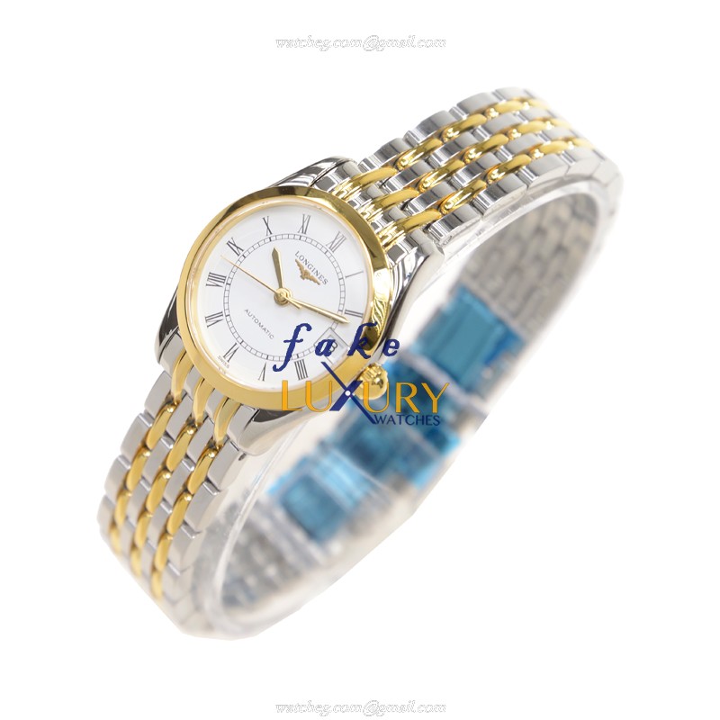 Longines L4.398.3.11.7 ELEGANT Series Auto Stainless Steel White Dial Replica Watch - L4.398.3.11.7 - Image 3