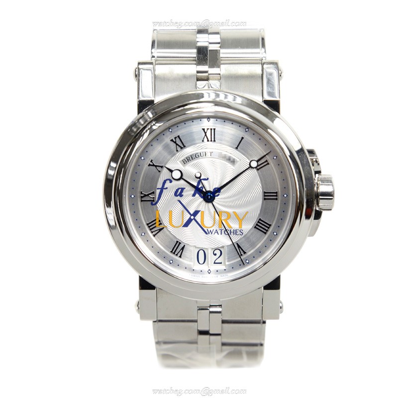 5817ST/12/SV0 - Breguet MARINE Replica Watch Automatic Silver Dial Stainless Steel - Image 2