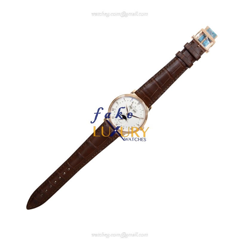 Blancpain Villeret 6263-3642-55B Replica Watch, Automatic, White Dial, Rose Gold Case - Image 2