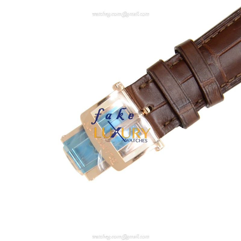 Blancpain Villeret 6263-3642-55B Replica Watch, Automatic, White Dial, Rose Gold Case - Image 4