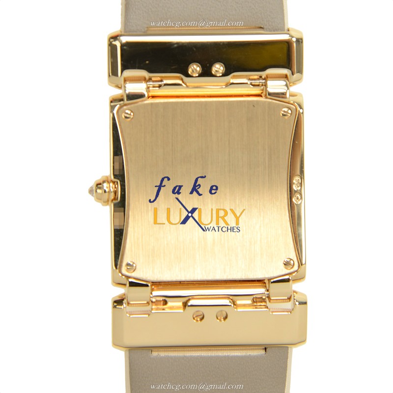 Patek Philippe 4920R-010 Replica Watch Quartz Movement White Dial 18kt Rose Gold Diamonds Case - Image 3