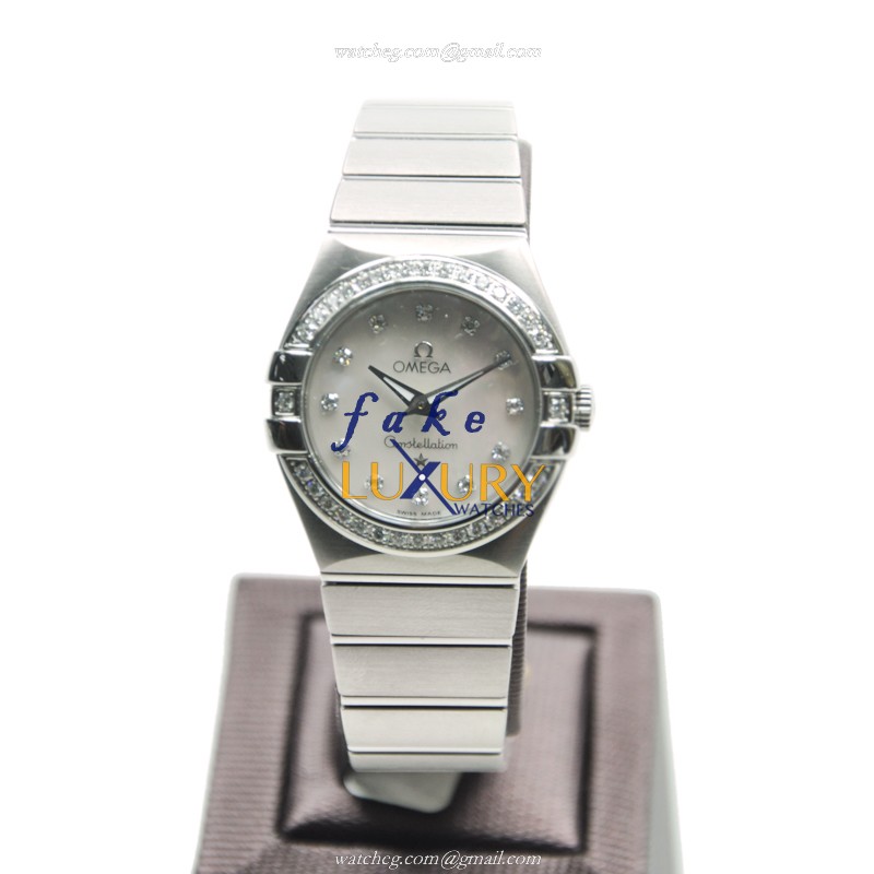 Omega 123.15.27.60.55.001 Constellation Quartz Stainless Steel & Diamond Replica Watch - Luxury - Image 2