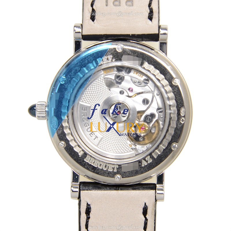 Breguet 8068BB/52/964/DD00 Classic Replica Watch - Automatic - 18kt White Gold & Diamond - Silver - Image 3