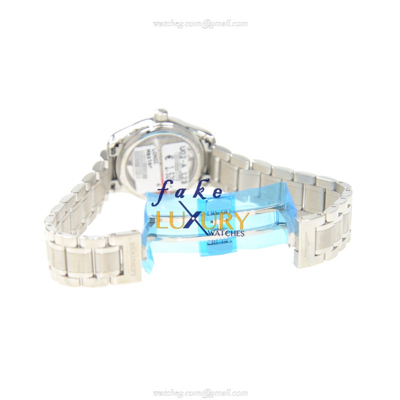 L2.128.4.77.6 - Longines MASTER Replica Watch Automatic Silver Dial Stainless Steel 26mm - Image 5