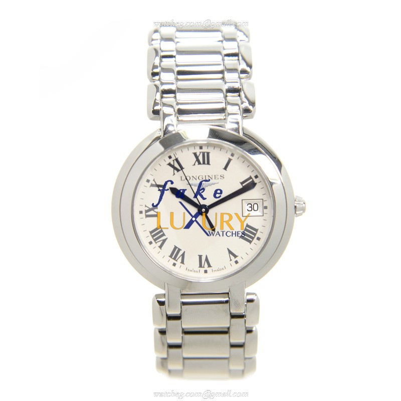 Longines L8.114.4.71.6 PRIMA LUNA Quartz Steel Case Replica Watch - Image 2