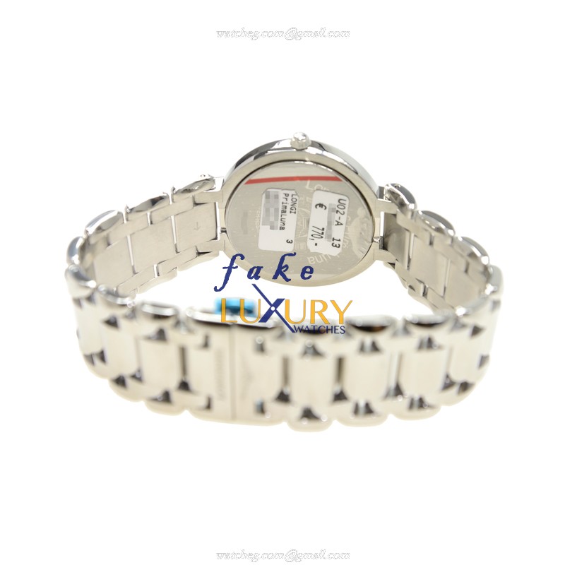 Longines L8.114.4.71.6 PRIMA LUNA Quartz Steel Case Replica Watch - Image 4