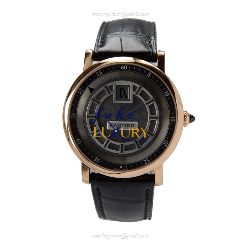 Cartier W1553751 ROTONDE DE CARTIER Manual Wind 42mm 18kt Rose Gold Replica Watch, Swiss Movement - Image 3